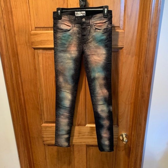 Wildfox Marianne Mid-Rise Skinny in Celestial Size 26 - Picture 2 of 7